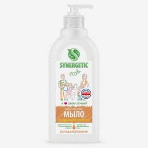 Мыло жидкое Synergetic Миндальное молочко 500мл