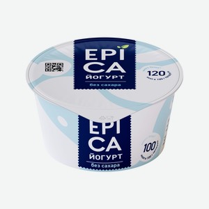 БЗМЖ Йогурт Epica 130г натуральный 6%