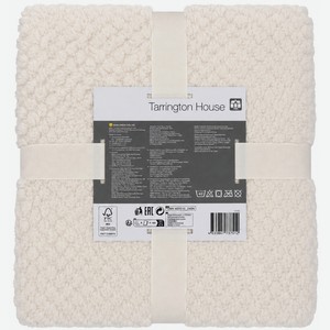 Tarrington House Плед Соты молочный 280г, 220 x 240см