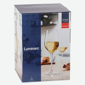 Набор бокалов Luminarc Время дегустаций Шабли, 350мл x 4шт