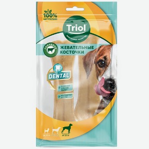 Лакомство Triol Dental для собак косточки 16см, 165г