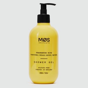 MOS SKINCARE Гель для душа парфюмированный Ветивер, Кедр, Мускус, Мох, 500 мл