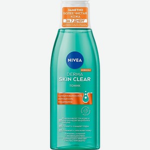 NIVEA Тоник для лица для проблемной кожи лица с ниацинамидом и салициловой кислотой Derma Skin Clear, 200 мл