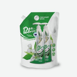 PALMIA Средство для мытья посуды с ароматом зеленого чая и жасмина Aromatica, 1000