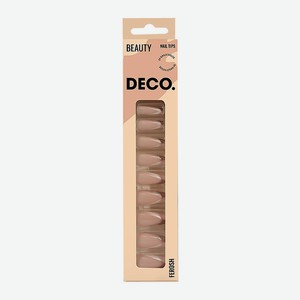 DECO. Набор накладных ногтей FEROSH sparkle french, 24 шт
