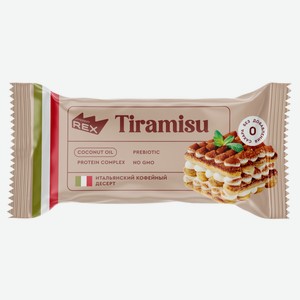 Пирожное протеиновое ProteinRex MiniCake Тирамису без сахара, 40г
