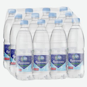 Вода Волжанка питьевая негазированная, 500мл x 12 шт