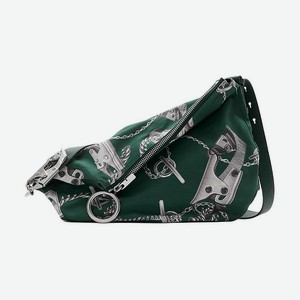 BURBERRY Сумка через плечо Medium Knight Bag, Зеленый