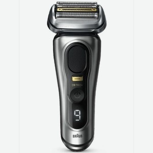 BRAUN Электрическая бритва S9 9675cc Grey SmartCare, сухое и влажное бритье, титановое покрытие лезвий, станция подзарядки и очистки