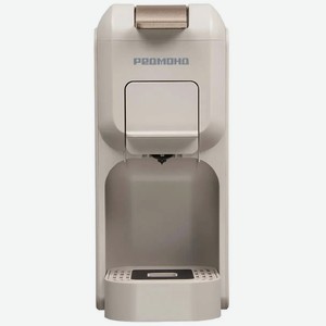 РЕДМОНД Капсульная кофеварка 3в1 CM713, для капсул и молотого кофе, 1200 Вт, 15 бар, резервуар 0.8л, двухуровневая система давления, функция памяти, нескользящее основание, бежевая