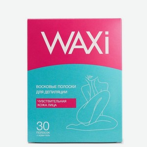 FLORESAN Восковые полоски для депиляции чувствительной кожи лица WAXI, 30 шт.