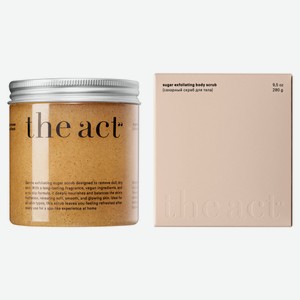 Скраб для тела «THE ACT» сахарный с ароматом кокосового печенья, 280 г