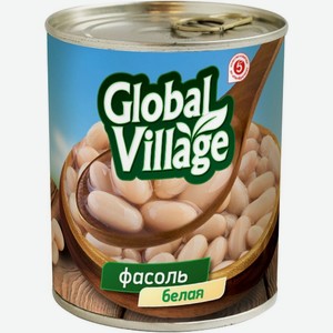 Фасоль Global Village белая 425мл, 425 мл