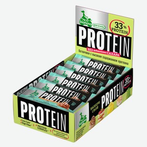 Батончик протеиновый Bionova Protein Соленый крем-ирис без сахара, 50г x 20 шт