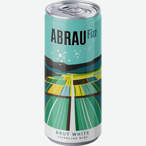 Вино игристое Абрау Дюрсо Abrau Fizz белое брют, 0.25л