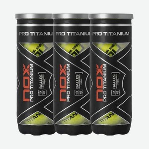 NOX Мячи для падел-тенниса Titanium Pro, Желтый