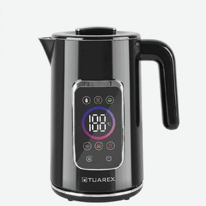 TUAREX Чайник электрический, TK-8011, черный, 1.7 л, с температурным режимом, поддержание температуры 3 ч