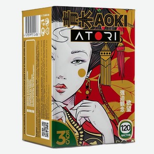 ATORI Салфетки трехслойные  AOKI  120, ПЭТ упаковка, 1 шт.