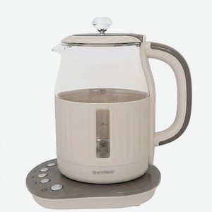 ENDEVER Чайник электрический, Skyline KR-365G, бежевый, 1.5 л, 4 температурных режима
