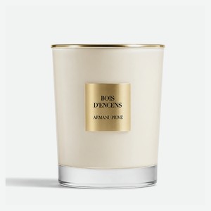 GIORGIO ARMANI Ароматическая свеча Prive Bois d’Encens, 175 мл