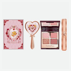 CHARLOTTE TILBURY Набор Pillow Talk: палетка, тинт для губ и зеркало, Палетка Pillow Talk + Помада №152 Rosy Rosebud + Зеркало