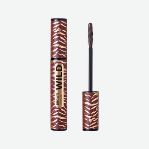 STELLARY Тушь для ресниц WILD Color Brown, Тон 02 коричневый