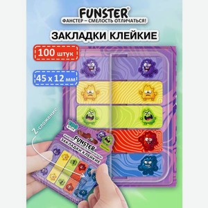 Стикер-закладка Funster Монстрики 100 шт.