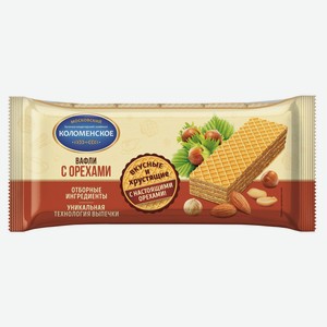 Вафли «Коломенское» хрустящие с орехами, 200 г