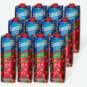 Напиток сокосодержащий Santal Siesta вишневый, 1л x 12 шт