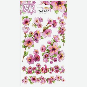 P.INK Наклейки-тату переводные Цветущий миндаль, 1 шт.
