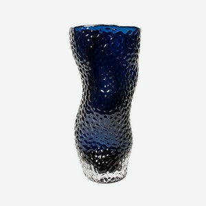 LIGHTDELIGHT Ваза интерьерная OSTREA Blue, Цвет: морская волна; 31 см; 2,3 л.