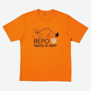 UNIQLO Футболка LIANMINGKUAN One Piece Collaboration Edition SS25, цвет: Оранжевый, размер: L