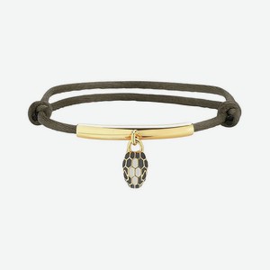 BVLGARI Браслет Serpenti Forever, Зеленый, золотой