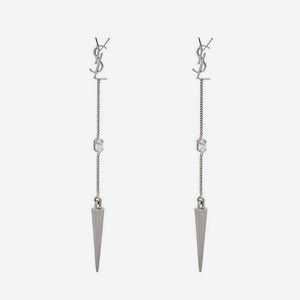 YVES SAINT LAURENT Серьги-подвески Opyum, Серебристый