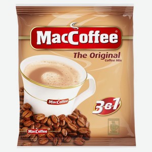 Напиток кофейный MacCoffee Оригинальный (Original) 3 в 1 25 шт. x 20 г