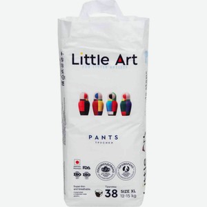Подгузники-трусики Литтл Арт (Little Art) XL 12-15 кг 38 шт.