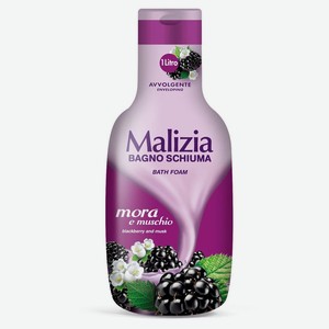 Пена для ванны Malizia Ежевика и мускус (Blackberry and Musk) 1 л