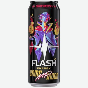 Напиток безалкогольный Флэш Ап (Flash Up) Игровой режим Энергия очки маны (Game Mode Energy MP) 450 мл