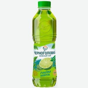 Холодный чай Черноголовка зеленый Лайм-мята, 1л
