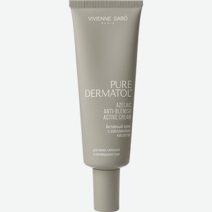 VIVIENNE SABO Активный крем с азелаиновой кислотой Pure Dermatol  Azelaic Anti-blemish Active Cream, 50 мл
