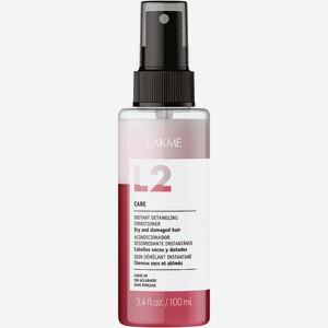 LAKME Кондиционер двухфазный для экспресс-ухода за сухими волосами L2 Care Instant Detangling Conditioner Dry and Damaged Hair, 100 мл