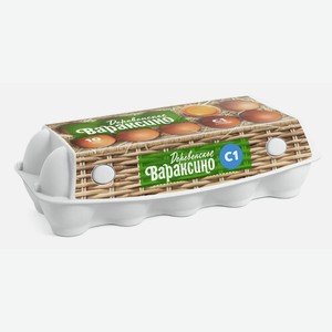 Яйцо куриное Вараксино Деревенское С1 коричневое, 10шт