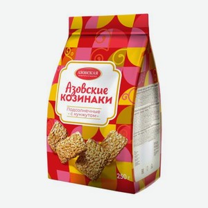 Козинак Азовская кондитерская фабрика подсолнечный с кунжутом 250 г