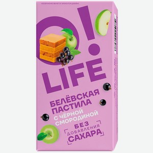 Пастила Белевская O!Life Черная смородина без сахара 100 г