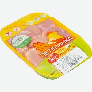 Бедро куриное Петелинка бескостное без кожи охлажденное вес 1.15 кг
