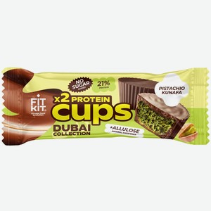 Пирожное Фит Кит (Fit Kit) Протеиновые чашечки (Protein Cups) фисташковая кунафа 70 г