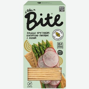 Хлебцы кукурузно-рисовые Тейк э Байт (Take a Bite) хрустящие с луком 150 г