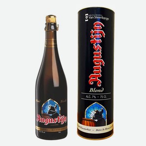Пиво Augustijn Blonde Эль светлое фильтрованное, 0.75л