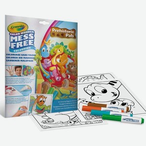Раскраска с фломастерами Crayola Color Wonder Динозавры