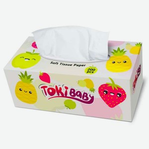 Бумажные салфетки Tokibaby 1 упак. 200 шт.